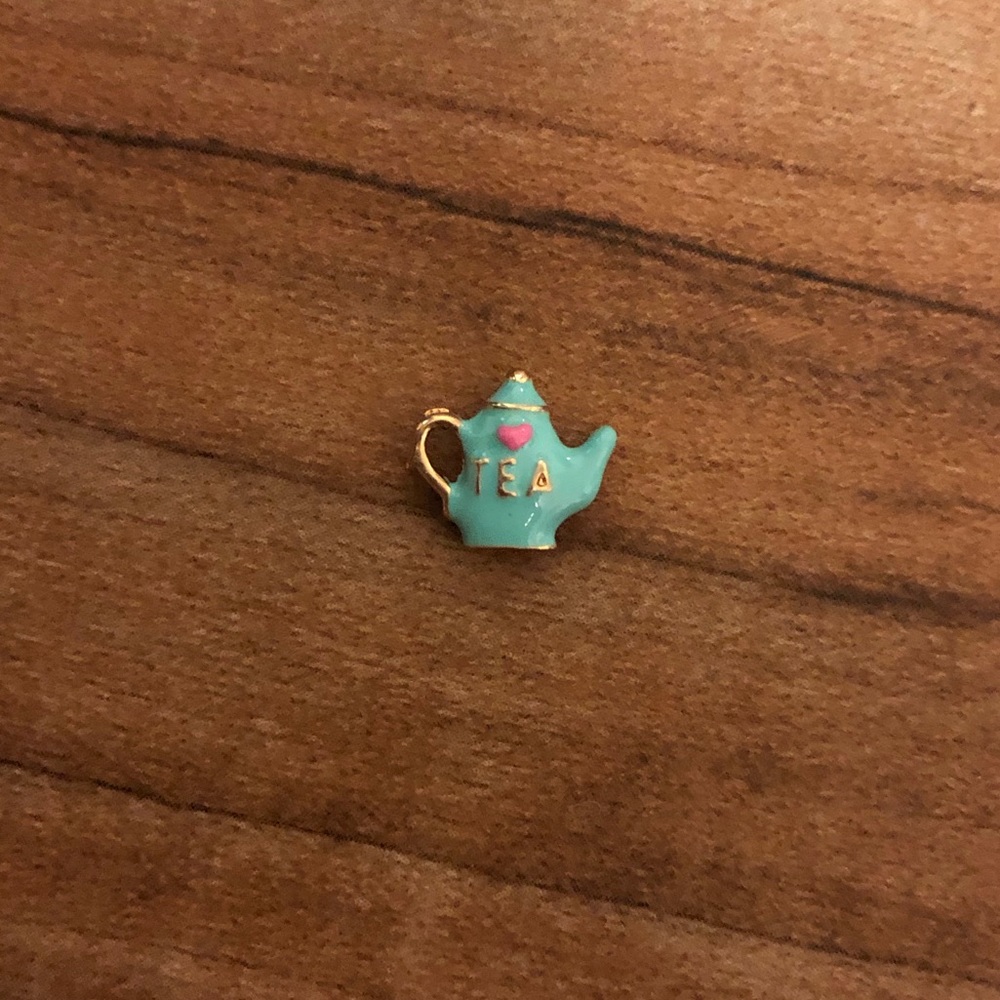 Origami Owl tea kettle charm